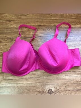 Ambrielle Pink Natural Shaping Demi Bra 40D